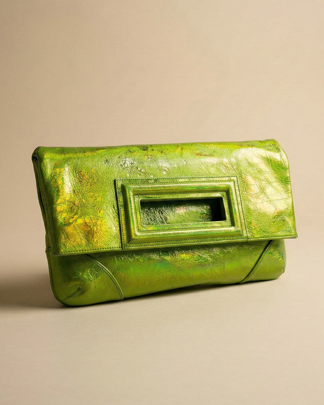 Clarea Eve Metalic Green bag
