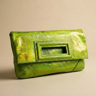 Clarea Eve Metalic Green bag
