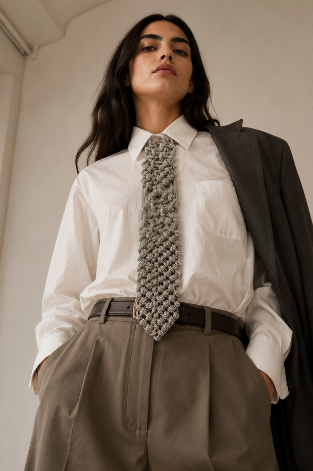 Knots by nada Knot a Tie - Silver