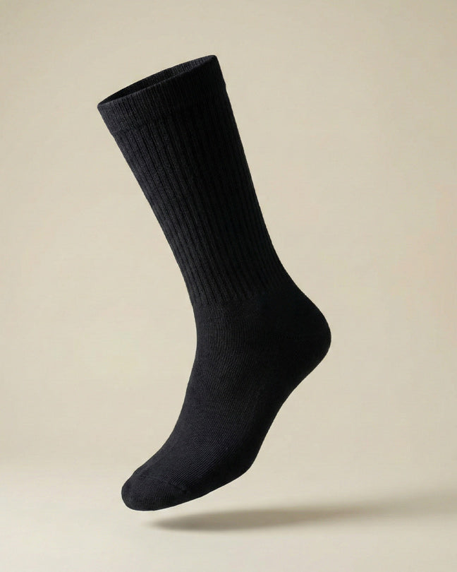 Navy blue long socks