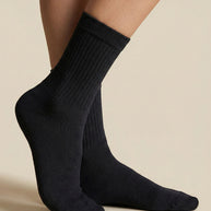 Navy blue long socks