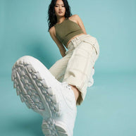 Urban Outfitters white UFO pant
