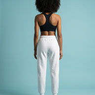 Under Armour white logo black jogger