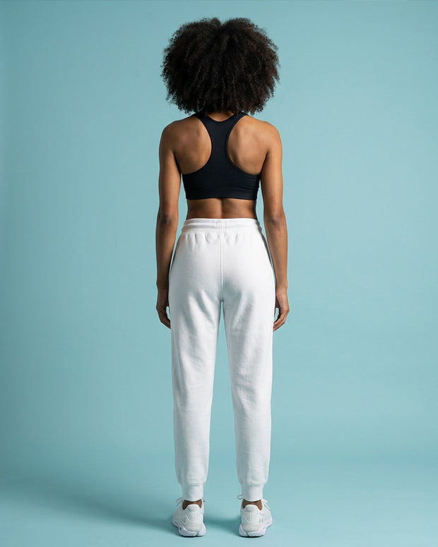 Under Armour white logo black jogger