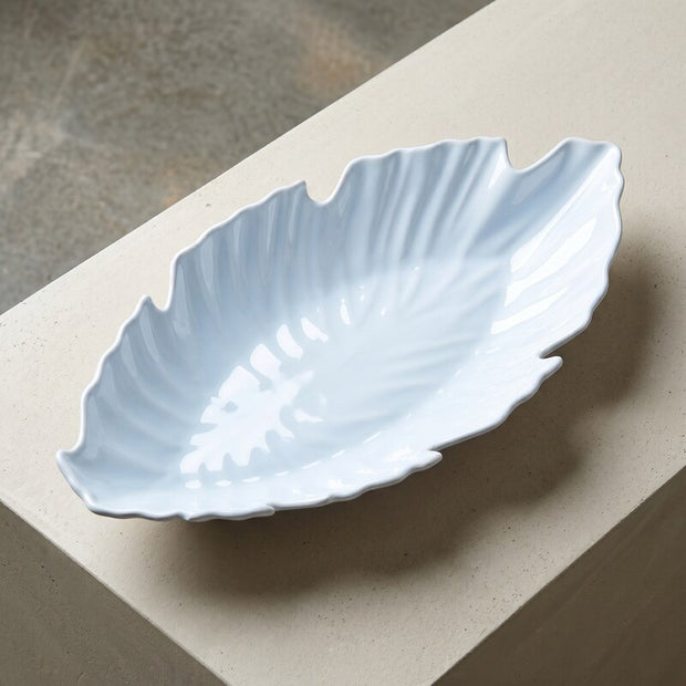 Tati deco White scalloped shell bowl
