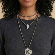 ZÉNA O Necklace with Lebanese opal stone map